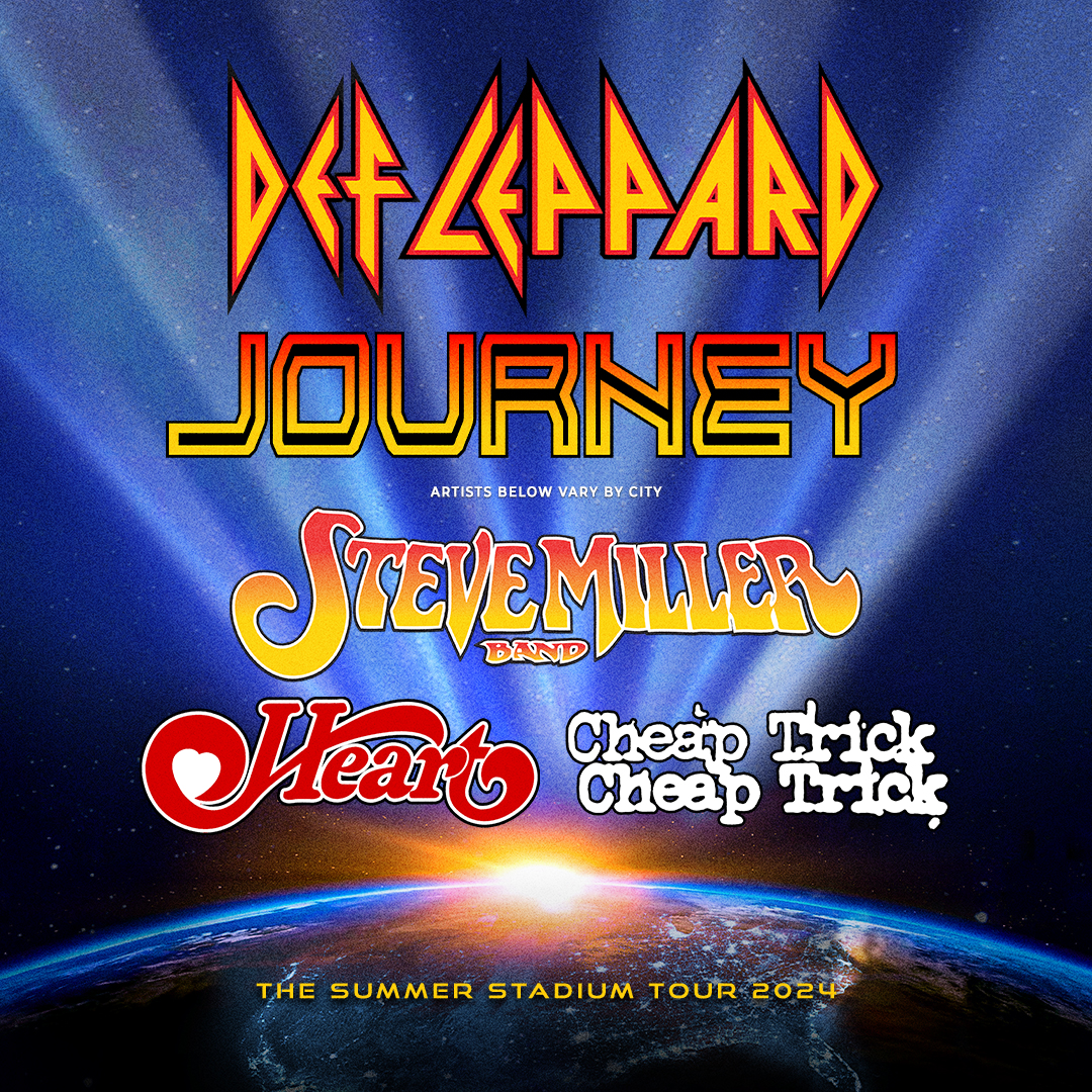 DEF LEPPARD AND JOURNEY ANNOUNCE SUMMER STADIUM TOUR 2024 WITH STEVE