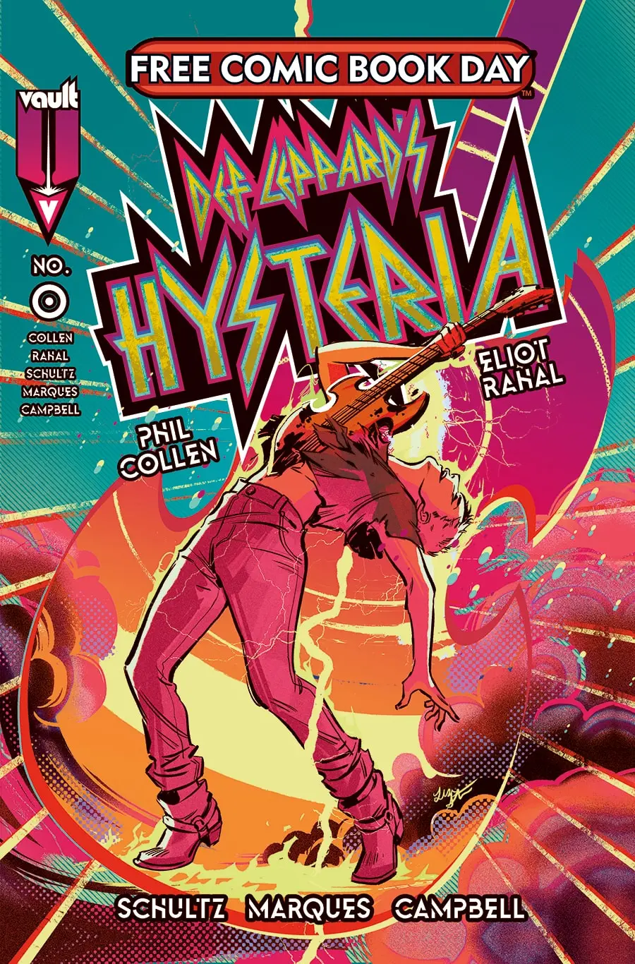 Vault Comics blends music and comics in 'Def Leppard Hysteria' #0