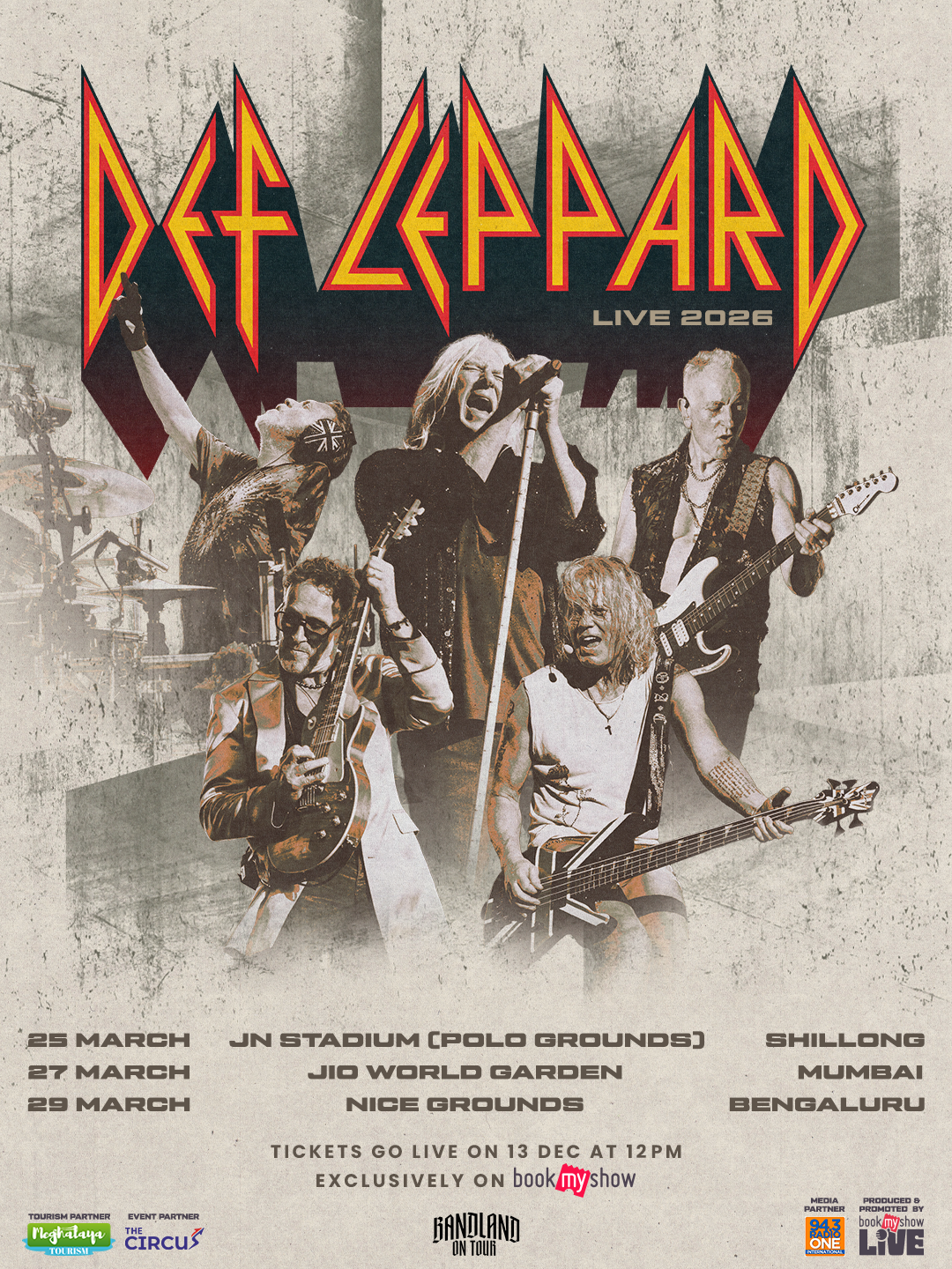 Def Leppard Announce Three Shows In India | Def Leppard